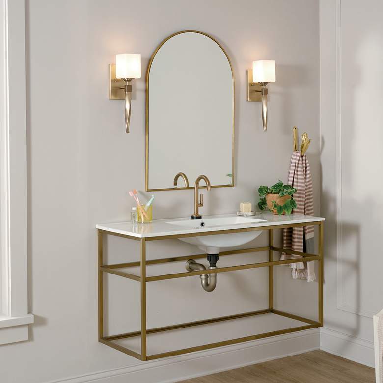 Image 1 Kichler Marette 16 1/4" High Champagne Bronze Wall Sconce in scene