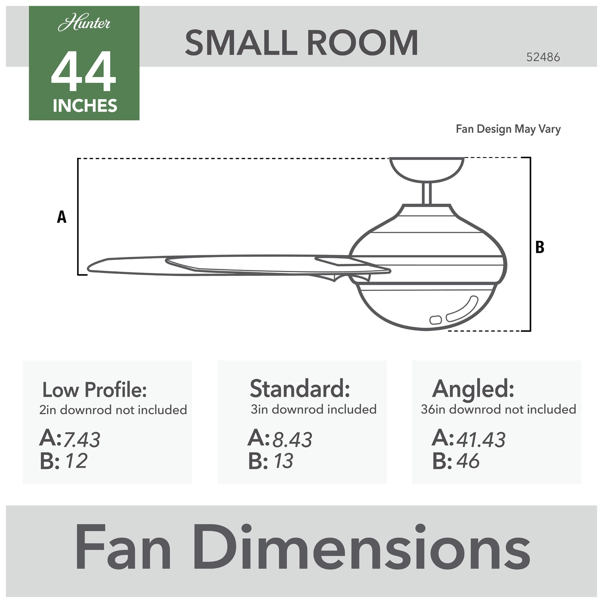 Image 5 44" Anisten Brushed Nickel Fan with Matte Nickel/Light Grey Oak Blades more views