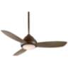 44" Concept I Oil-Rubbed Bronze LED Ceiling Fan with Remote