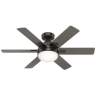 44" Hunter Hardaway Noble Bronze LED Ceiling Fan with Remote