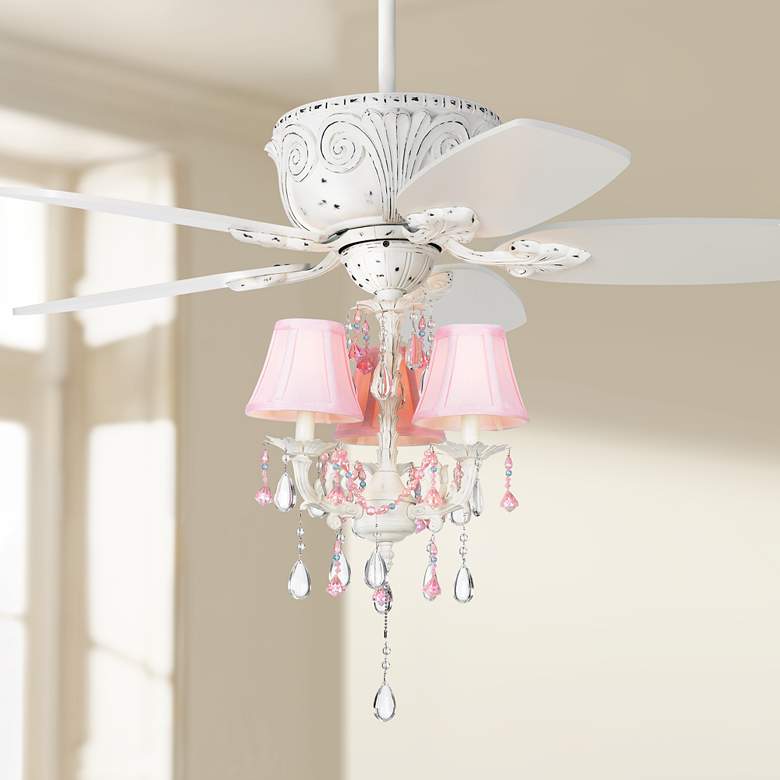 Image 1 44" Casa Deville™ Pretty in Pink LED Ceiling Fan