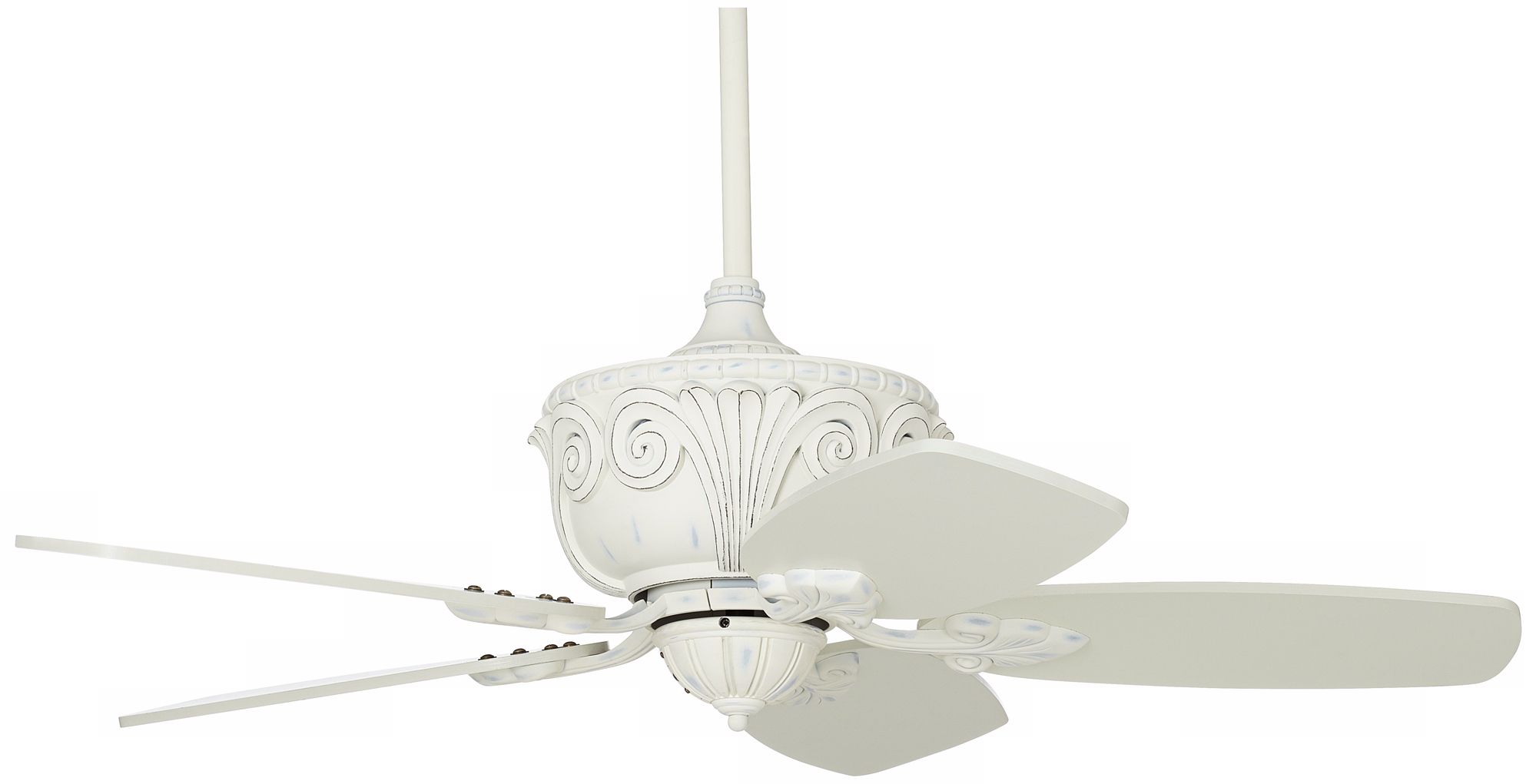 Image 3 44" Casa Deville™ Rubbed White Ceiling Fan with Pull Chain more views