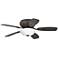 44" Casa Habitat™ Oil-Rubbed Bronze Hugger Ceiling Fan