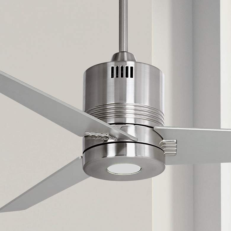 Image 1 44 inch Casa Metro&#174; LED Brushed Nickel Ceiling Fan