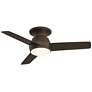 2_44" Casa Vieja Marbella Breeze Bronze LED Hugger Fan with Remote