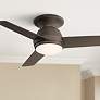 1_44" Casa Vieja Marbella Breeze Bronze LED Hugger Fan with Remote