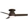 5_44" Casa Vieja Marbella Breeze Bronze LED Hugger Fan with Remote more views