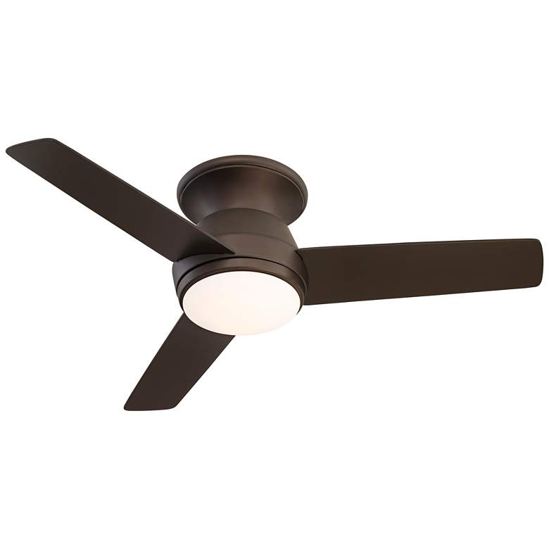 Image 6 44" Casa Vieja Marbella Breeze Bronze LED Hugger Fan with Remote more views