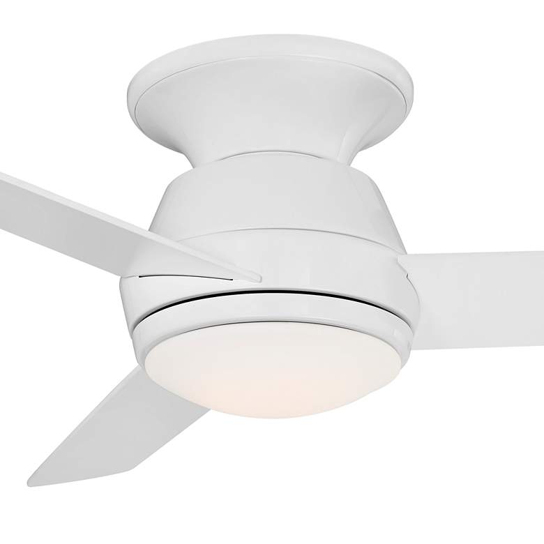 Image 4 44" Casa Vieja Marbella Breeze White LED Hugger Fan with Remote more views