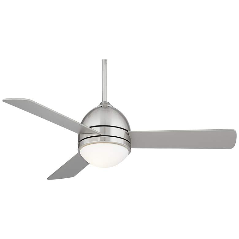 44&quot; Casa Vieja Trifecta Brushed Nickel LED Ceiling Fan with Remote