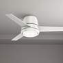 44" Casablanca Commodus Fresh White LED Hugger Fan with Wall Control