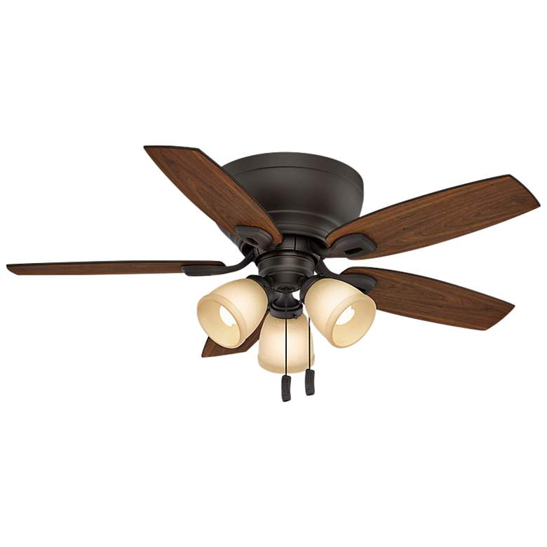 Image 2 44" Casablanca Durant Bronze LED Hugger Ceiling Fan with Pull Chain
