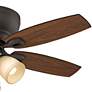 6_44" Casablanca Durant Bronze LED Hugger Ceiling Fan with Pull Chain more views