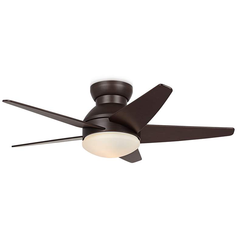 Image 2 44" Casablanca Isotope Cocoa LED Hugger Ceiling Fan with Wall Control
