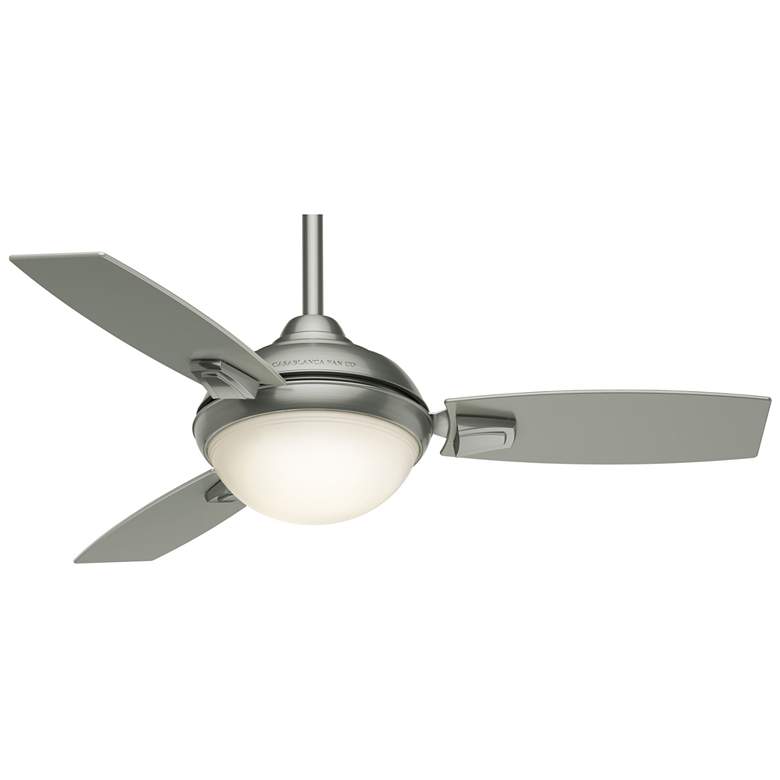 Image 1 44 inch Casablanca Verse Indoor/Outdoor Brushed Nickel LED Ceiling Fan