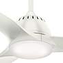 44" Casablanca Wisp Fresh White LED Ceiling Fan with Remote Control