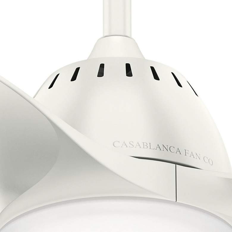 Image 5 44 inch Casablanca Wisp Fresh White LED Ceiling Fan with Remote Control more views