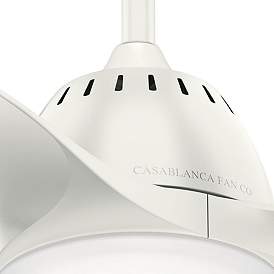 Image5 of 44" Casablanca Wisp Fresh White LED Ceiling Fan with Remote Control more views