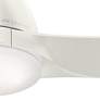 7_44" Casablanca Wisp Fresh White LED Ceiling Fan with Remote Control more views