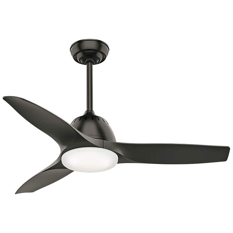 Image 2 44" Casablanca Wisp Noble Bronze LED Ceiling Fan with Remote Control