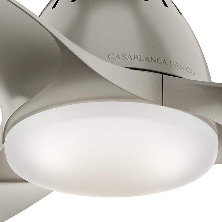 Image 5 44" Casablanca Wisp Painted Pewter LED Ceiling Fan with Remote Control more views