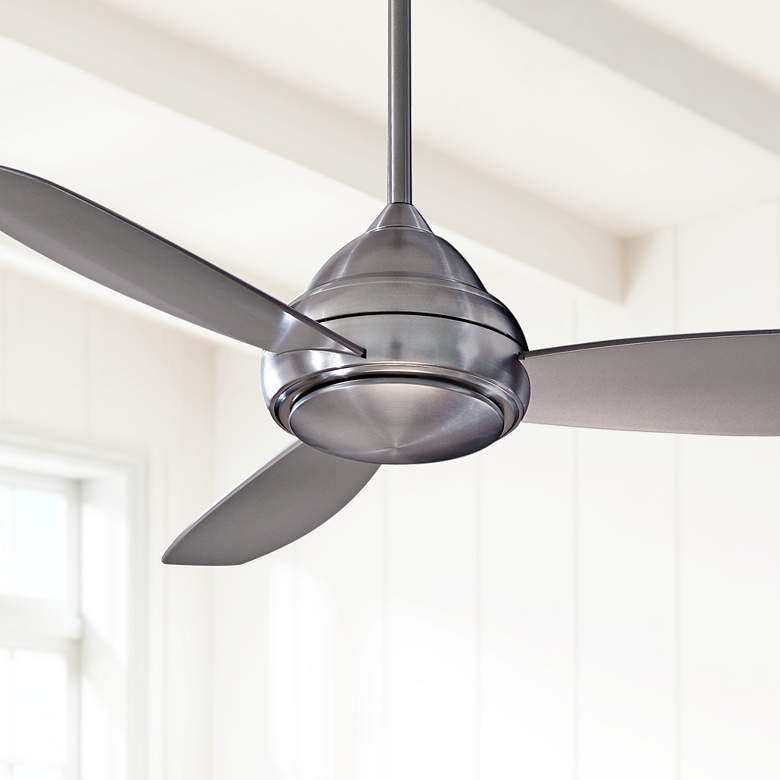 Image 1 44 inch Concept I Brushed Nickel LED Ceiling Fan with Remote