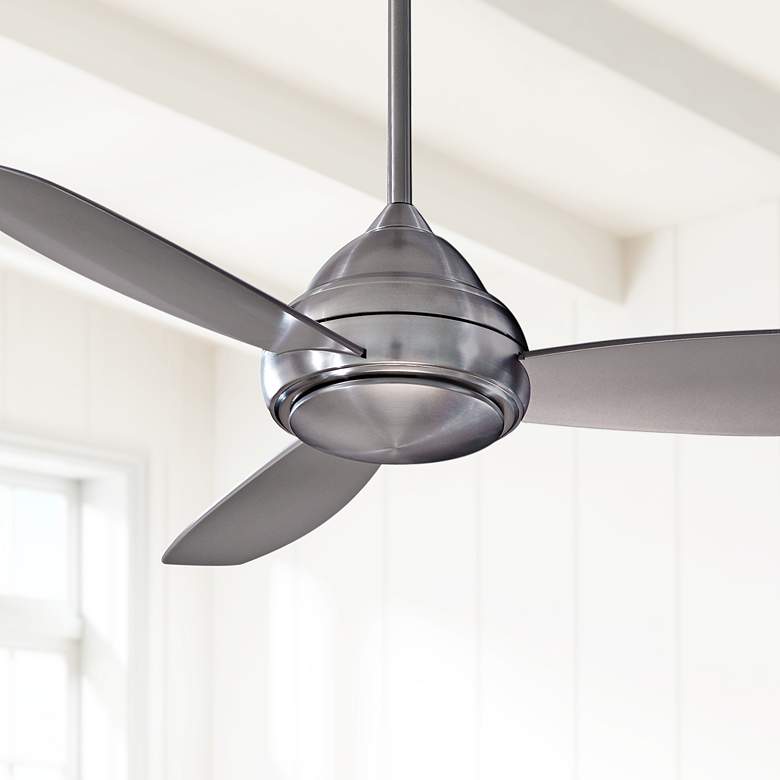 Image 1 44" Concept I Brushed Nickel LED Ceiling Fan with Remote