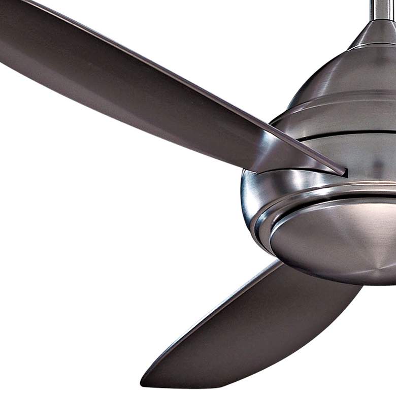 Image 3 44 inch Concept I Brushed Nickel LED Ceiling Fan with Remote more views