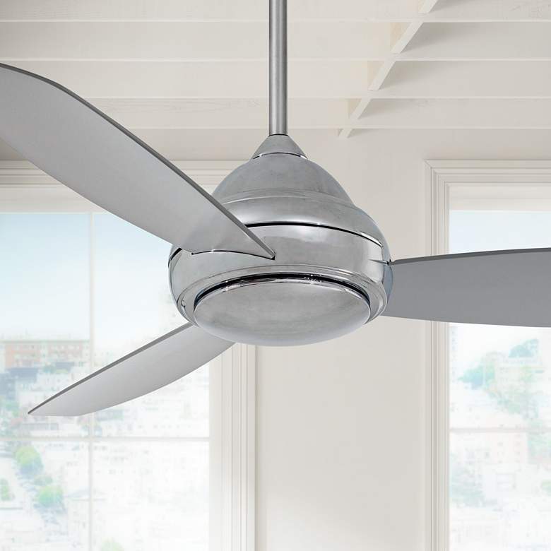 Image 1 44 inch Concept I Polished Nickel LED Ceiling Fan