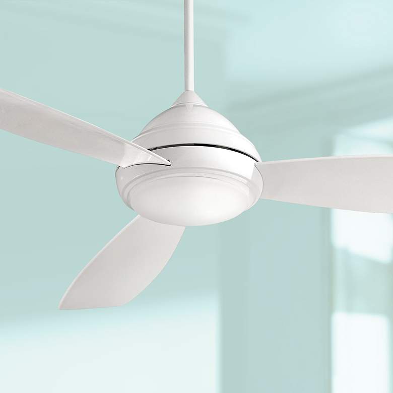 Image 1 44 inch Concept I White LED Ceiling Fan with Remote Control