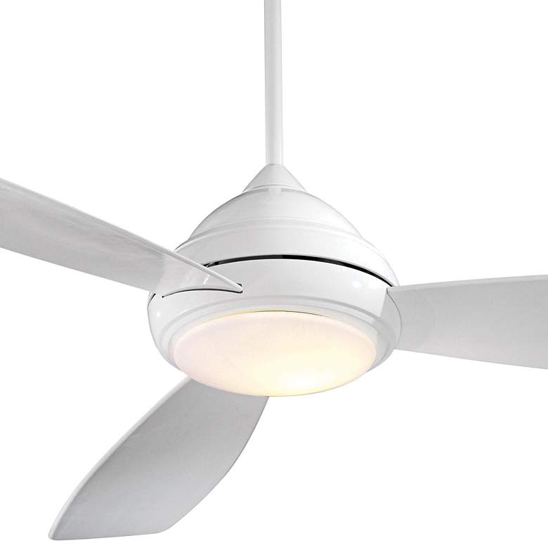 Image 3 44" Concept I White LED Ceiling Fan with Remote Control more views