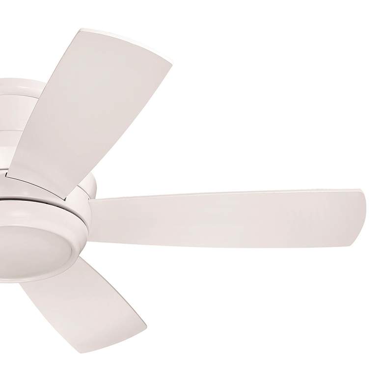 Image 3 44" Craftmade Tempo White Finish LED Hugger Ceiling Fan with Remote more views
