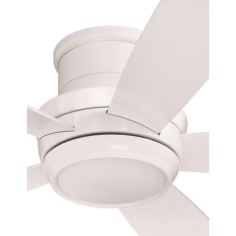 Image 4 44" Craftmade Tempo White Finish LED Hugger Ceiling Fan with Remote more views