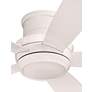4_44" Craftmade Tempo White Finish LED Hugger Ceiling Fan with Remote more views