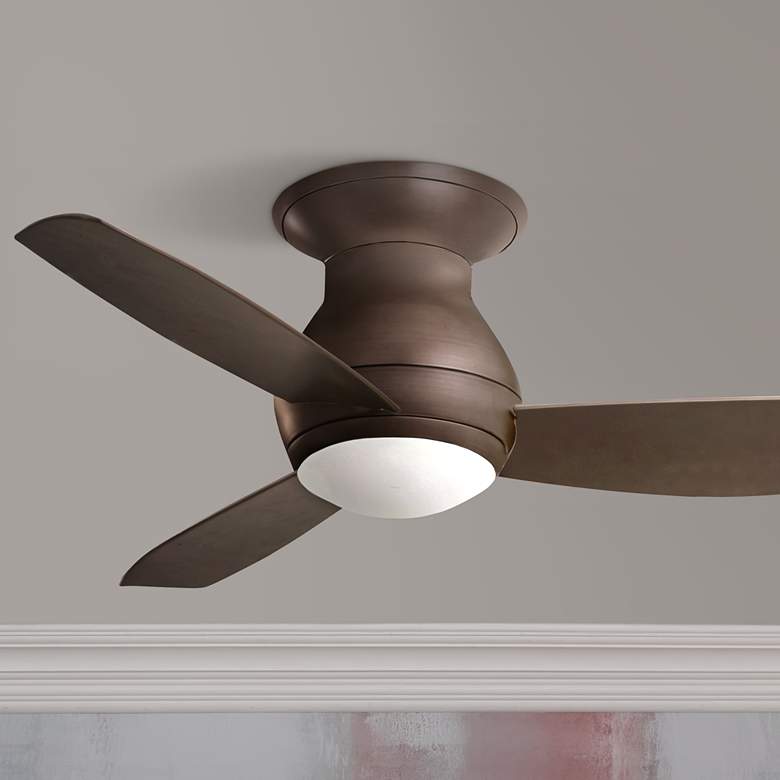 Image 1 44" Emerson Curva Sky Bronze Hugger Ceiling Fan