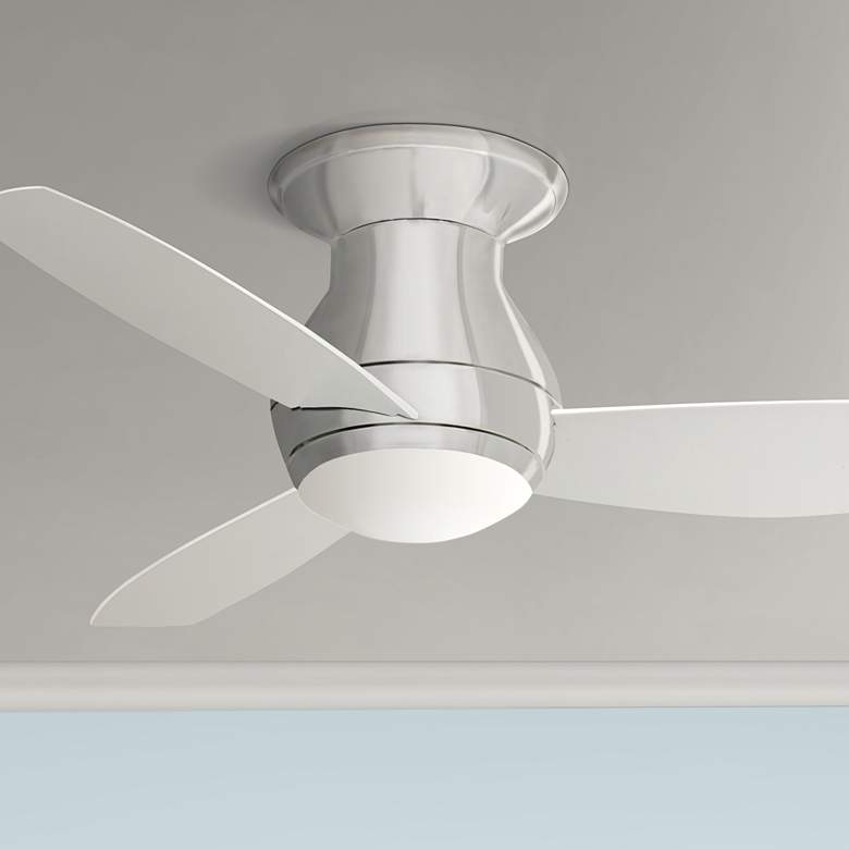 Image 1 44" Emerson Curva Sky Brushed Steel Ceiling Fan