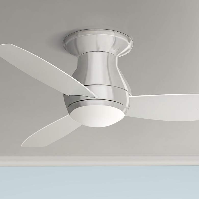 Image 1 44 inch Emerson Curva Sky Brushed Steel Ceiling Fan