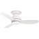 44" Emerson Curva Sky White Ceiling Fan