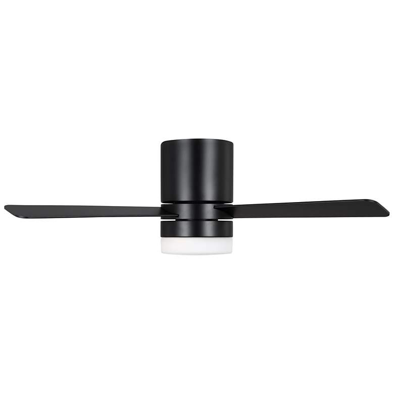 Image 3 44" Era Midnight Black and American Walnut LED Ceiling Fan more views