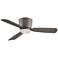 44" Fanimation Embrace Matte Greige LED Hugger Ceiling Fan with Remote