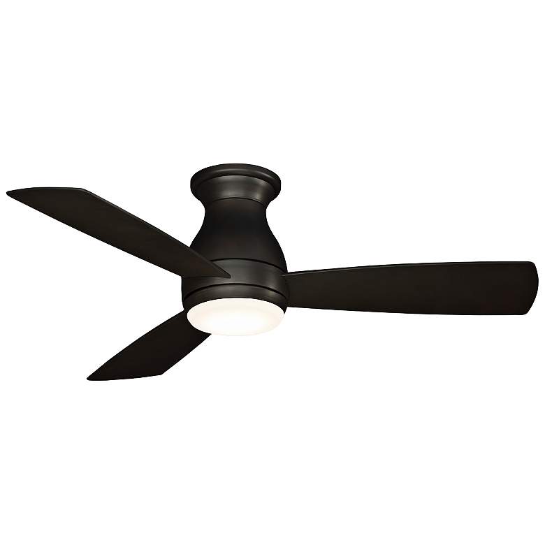 Image 2 44 inch Fanimation Hugh Dark Bronze LED Hugger Ceiling Fan