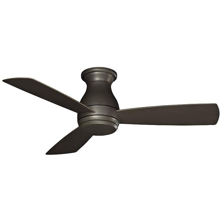 Image 3 44 inch Fanimation Hugh Matte Greige Wet Rated LED Hugger Fan with Remote more views