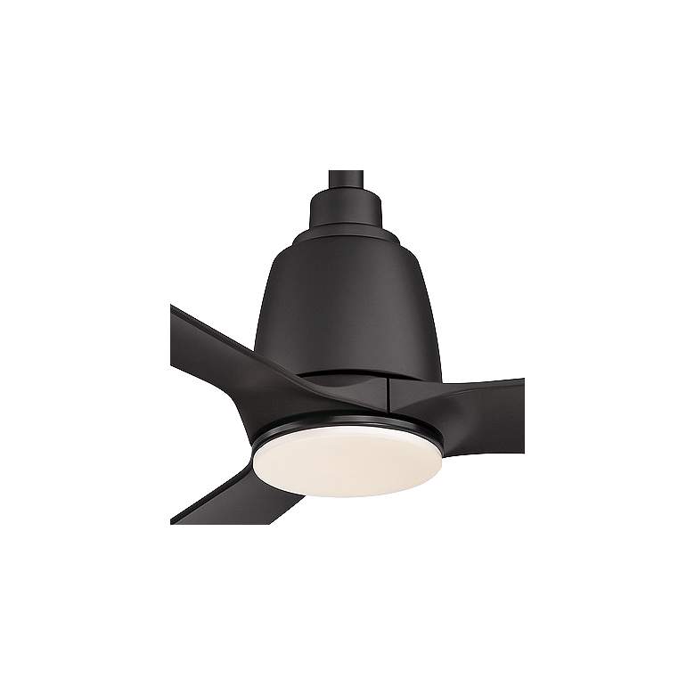 Image 3 44" Fanimation Kute Black Damp Outdoor LED Smart Ceiling Fan more views