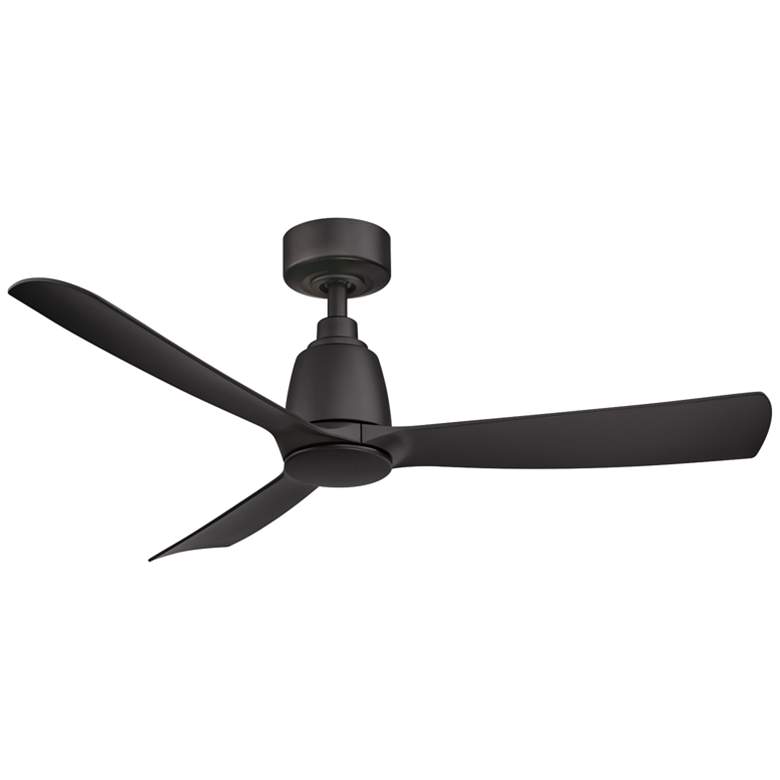 Image 2 44 inch Fanimation Kute Black Damp Outdoor Smart Ceiling Fan