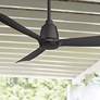44" Fanimation Kute Black Damp Outdoor Smart Ceiling Fan