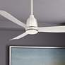 44" Fanimation Kute Brushed Nickel Damp LED Smart Ceiling Fan