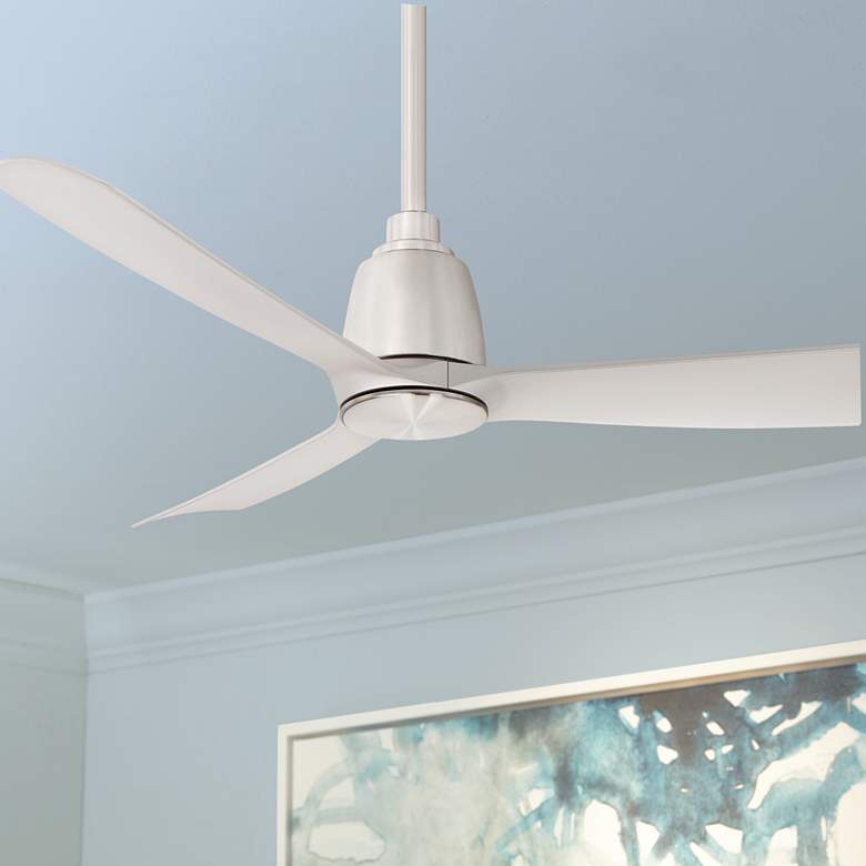 Image 1 44 inch Fanimation Kute Brushed Nickel Damp Smart Ceiling Fan