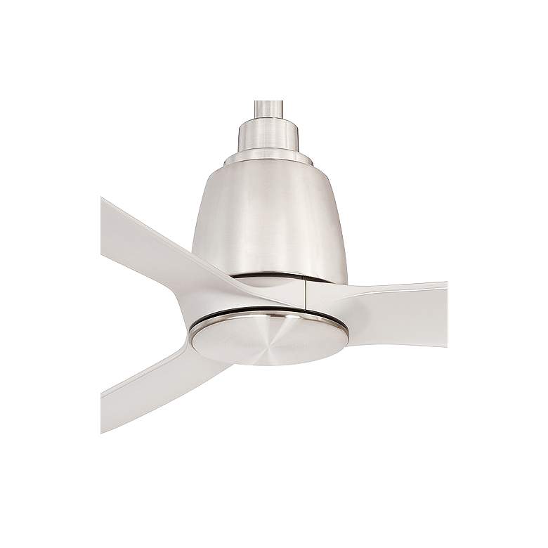 Image 3 44" Fanimation Kute Brushed Nickel Damp Smart Ceiling Fan more views
