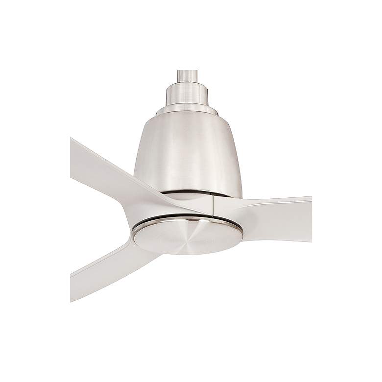 Image 3 44 inch Fanimation Kute Brushed Nickel Damp Smart Ceiling Fan more views