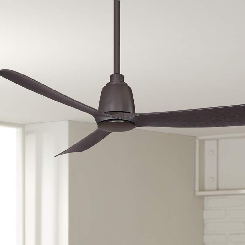 Image 1 44" Fanimation Kute Dark Bronze Damp Smart Ceiling Fan